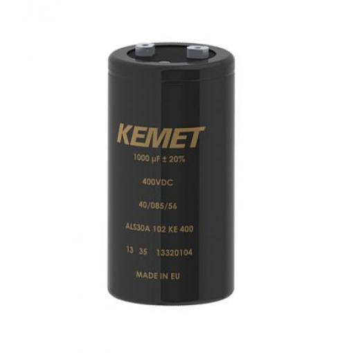 Kondenzátor, řada: ALS70 1300 μF ±20 % 203mΩ 500 V dc, Šroubová svorka KEMET