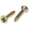 RS PRO Vrut Pozidriv, Pasivovaný pozinkovaný, Ocel Zapuštěná hlavice, 3,5 mm, délka: 20 mm
