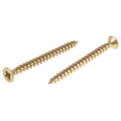 RS PRO Vrut Pozidriv, Pasivovaný pozinkovaný, Ocel Zapuštěná hlavice, 5 mm, délka: 60 mm