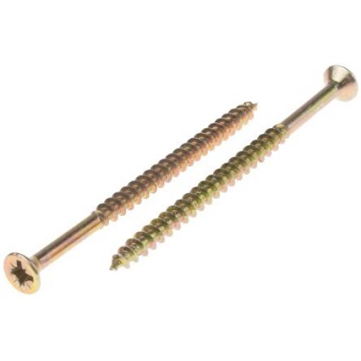 RS PRO Vrut Pozidriv, Pasivovaný pozinkovaný, Ocel Zapuštěná hlavice, 6 mm, délka: 100 mm