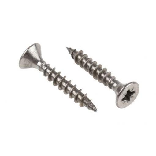 RS PRO Vrut Pozidriv, Nerezová ocel Zapuštěná hlavice, 5 mm, délka: 30 mm