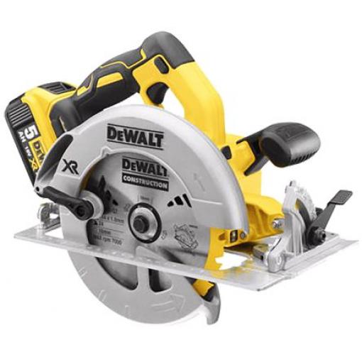 DeWALT Pila, řada: 18V XR, číslo modelu: DCS570, průměr lopatky: 184 mm 5500rpm, průměr stopky: 16 mm, Typ C - EU,
