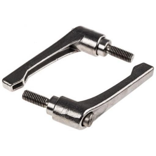 Svěrací páka Nerezová ocel Uzavírací páka M8 RS PRO, délka: 20 mm
