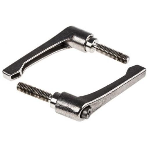 Svěrací páka Nerezová ocel Uzavírací páka M8 RS PRO, délka: 32 mm