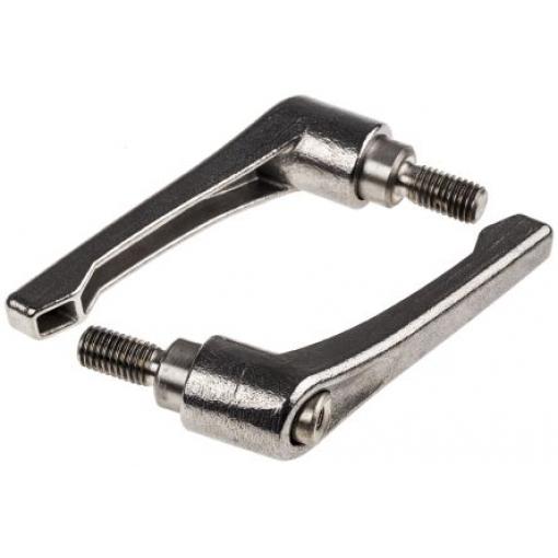 Svěrací páka Nerezová ocel Uzavírací páka M10 RS PRO, délka: 20 mm