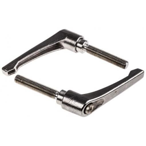 Svěrací páka Nerezová ocel Uzavírací páka M12 RS PRO, délka: 63 mm