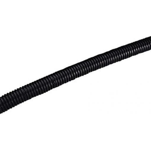 RS PRO Instalační trubka Černá 24.3 mm Plastové 5 m 3.61 mm