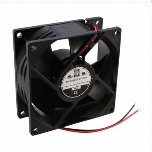 RS PRO Axiální ventilátor, řada: OD8032, průtok vzduchu: 76.5 m³/h 2.4 W 24 V dc 100 mA IP55 80.5 mm 80.5 mm 32 mm