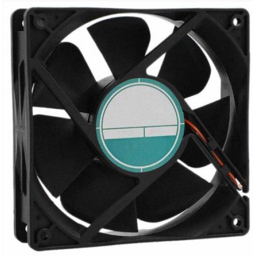 RS PRO Axiální ventilátor, řada: OD1232, průtok vzduchu: 181.8 m³/h 7.2 W 48 V dc 150 mA IP55 120 mm 120 mm 32 mm