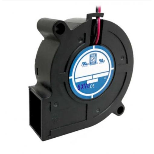 RS PRO Odstředivý ventilátor Dmychadlo, průtok vzduchu: 2.4 cfm 12V dc DC 51.11 mm 15mm 51.11 mm