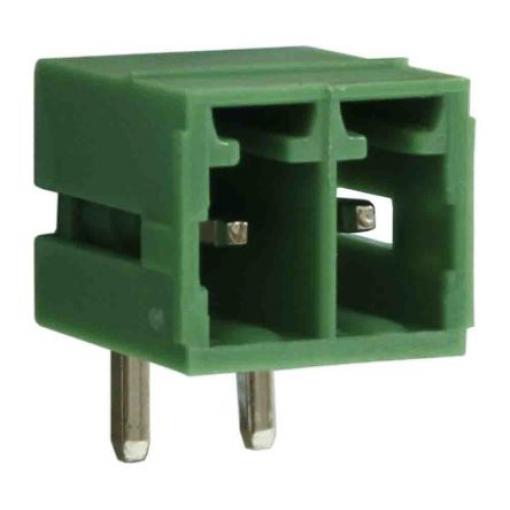 RS PRO Zásuvný blok Terminal, rozteč: 3.5 mm, počet řad: 1, počet kontaktů: 8, orientace těla: Pravý úhel, Zelená