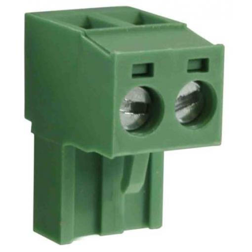 RS PRO Zásuvný blok Terminal, rozteč: 5 mm, počet řad: 1, počet kontaktů: 7, orientace těla: Rovný, Zelená