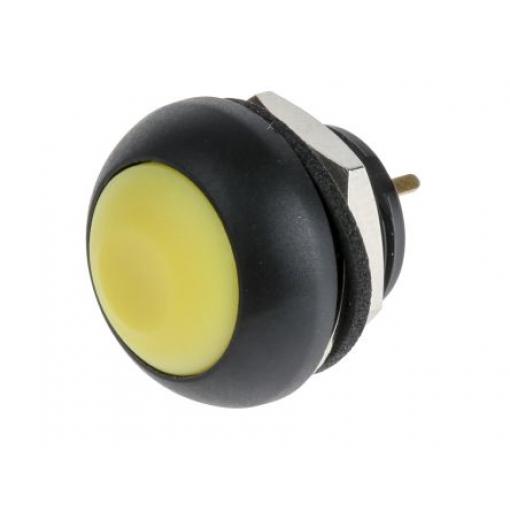 RS PRO Tlačítkový spínač, řada: PA IP67 SPST Panel Okamžité 13.6 mm 100 mA, 125 mA, 200 mA, 400 mA, 500 mA, barva LED: