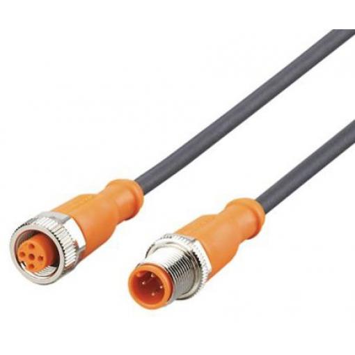 Kabel ovladače snímače, A: Vnitřní, A: M12 4, B: M12, B: Vnější, 250 V ac, 300V dc 4, IP65, IP67, IP68, IP69K, řada: EVC