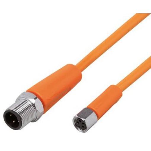 Kabel ovladače snímače, A: Vnitřní, A: M8 4, B: M12, B: Vnější, 50 V ac, 60V dc 4, IP65, IP67, IP68, IP69K, řada: EVT