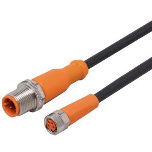 Kabel ovladače snímače, A: Vnější, A: M8 4, B: M12, 50 V ac, 60V dc 4, IP67, IP68, IP65, IP69K, řada: EVC242 ifm