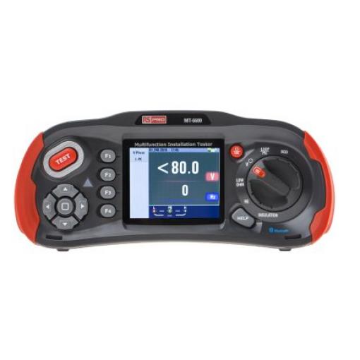 RS PRO Multifunkční tester, číslo modelu: MT-6600 AC selektivní, Obecné 1000V Měření rezistance zemnění, typ rozhraní: