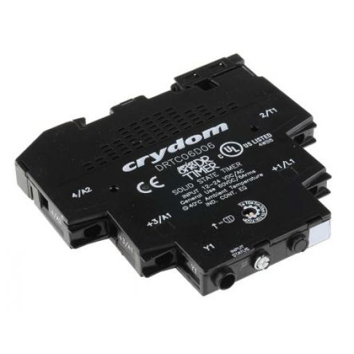 Sensata / Crydom Časovací relé, řada: OneDR Lišta DIN SPST 2kontaktové 48 V dc 12 V ac, 24 V ac 1 funkce Šroub 0.1 s to