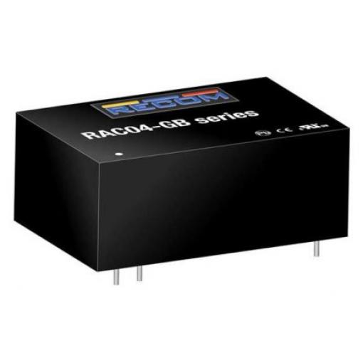 Spínaný napájecí zdroj, počet výstupů: 1 24V dc Montáž na plošný spoj 4 W RAC04-GB Recom 305V ac
