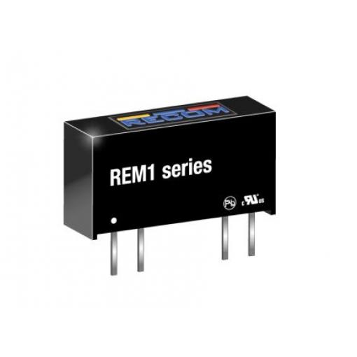 Recom Měnič DC/DC REM1, výstup: 5 V dc 4 kV ac, Vin 3.63V dc 200 mA, Vin 2.97V 1 W -40 °C 85 °C Průchozí otvor