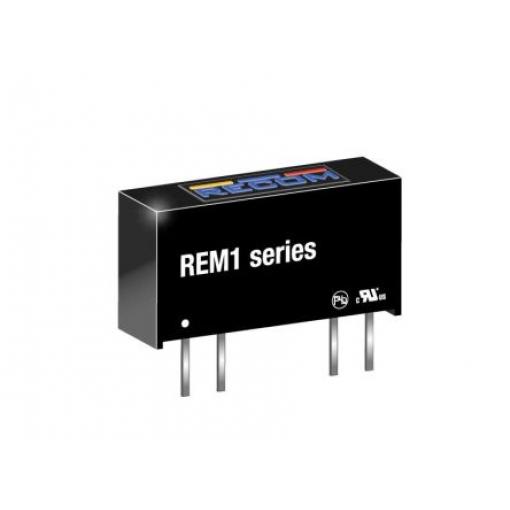 Recom Měnič DC/DC REM1, výstup: 5 V dc 4 kV ac, Vin 5.5V dc 200 mA, Vin 4.5V 1 W -40 °C 85 °C Průchozí otvor