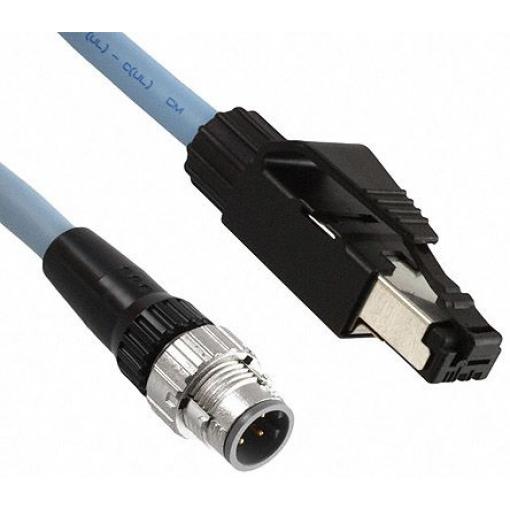 Kabel ovladače snímače, A: Vnější, A: Rovný 4, B: Přímý, B: Vnější, 30V 8, IP20, IP67, řada: XS5W Omron