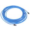 Omron Cat6a Ethernetové kabely, řada: XS6W, Modrá, Nízko dýmivý bezhalogenový, 30V dc 15 m 8, typ pláště: Stíněné
