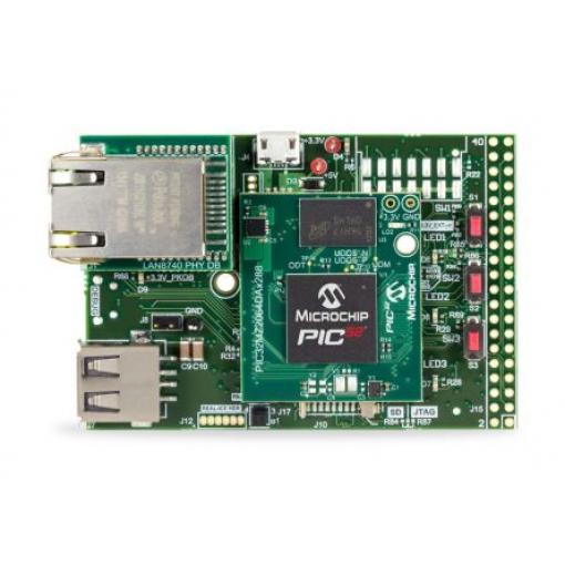 Microchip Startovací sada, PIC32MZ, PIC, Integrovaná grafická karta DM320008-C, Mikrokontrolér, MIPS32, PIC32MZ,