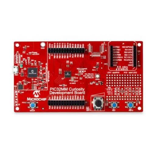 Microchip Vyhodnocovací deska, PIC32MM, PIC, MCU DM320101, Mikrokontrolér, MIPS MicroAptiv, PIC32MM Curiosity, Vývojová