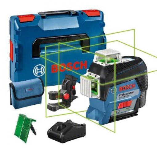 Čárový laser, číslo modelu: GLL 3-80 CG Třída 2 Bosch, délka: 540 nm Zelená 3