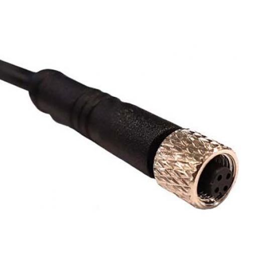 Kabel ovladače snímače, A: Vnitřní, A: Rovný 4, B: Neuzavřený, 60V 34, IP67, řada: M5 Bulgin