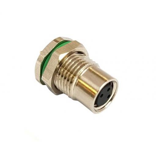 Kabel ovladače snímače, A: Vnitřní, A: Rovný 3, B: Bez koncovky, B: Samec/samice, 60V, IP67, řada: M8 Bulgin