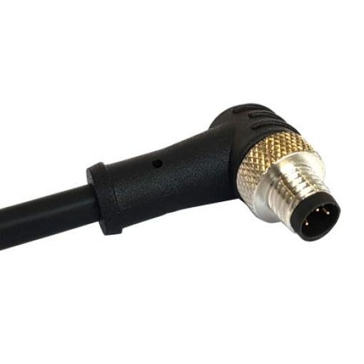 Kabel ovladače snímače, A: Vnější, A: Pravoúhlý 5, B: Volný konec, B: Neuzavřený, 30V 5, IP67, řada: M8 Bulgin 1 m