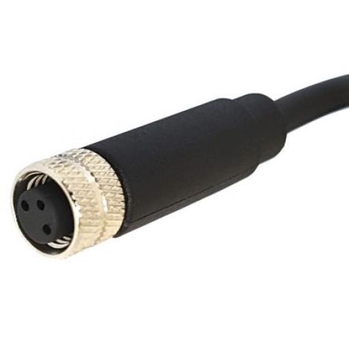 Kabel ovladače snímače, A: Vnitřní, A: Rovný 4, B: Volný konec, B: Neuzavřený, 30V, IP67, řada: M8 Bulgin