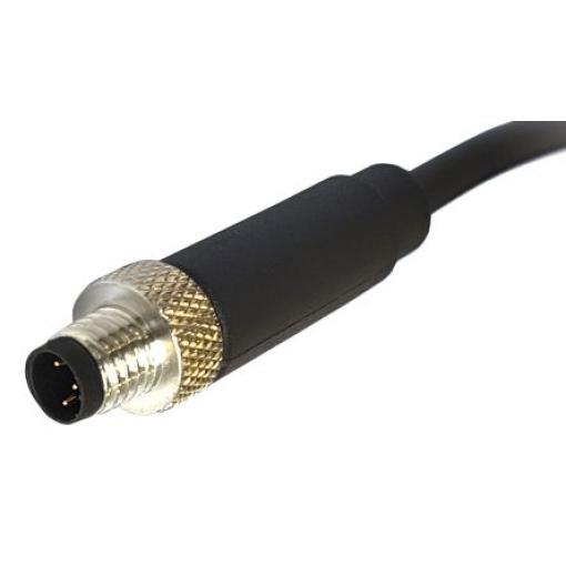 Kabel ovladače snímače, A: Vnější, A: Rovný, B: Volný konec, B: Neuzavřený, 30V 5, IP67, řada: M8 Bulgin
