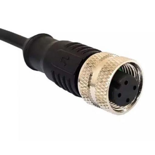 Kabel ovladače snímače, A: Vnitřní, A: Rovný 8, B: Volný konec, B: Neuzavřený, 30V 5, IP67, řada: M12 Bulgin 1 m