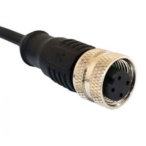 Kabel ovladače snímače, A: Vnitřní, A: Rovný 12, B: Volný konec, B: Neuzavřený, 30V, IP67, řada: M12 Bulgin