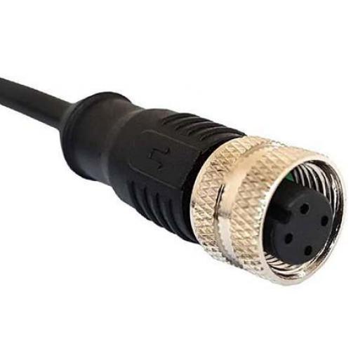 Kabel ovladače snímače, A: Vnitřní, A: Rovný 5, B: Bez koncovky, 60V 4, IP67, řada: M12 Bulgin 1 m