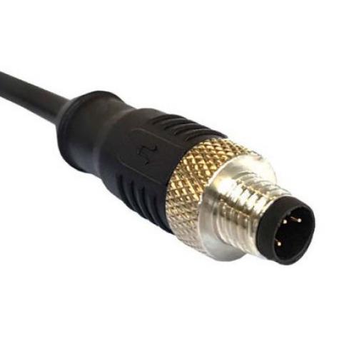 Kabel ovladače snímače, A: Vnější, A: Rovný 5, B: Volný konec, B: Neuzavřený, 60V 3, IP67, řada: M12 Bulgin 1 m