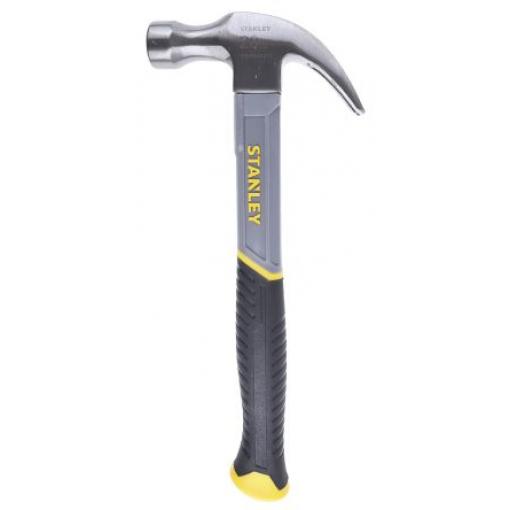 Kladivo Uhlíková ocel Tesařské kladivo, materiál držadla: Laminát, celková délka: 330 mm Stanley 570 g