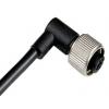 Kabel ovladače snímače, A: Vnitřní, A: Pravoúhlý 4, B: Volný konec, B: Neuzavřený, 60V, IP67, řada: CBF RS PRO 5 m