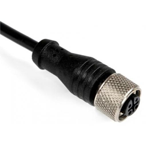 Kabel ovladače snímače, A: Vnitřní, A: Rovný 4, B: Volný konec, B: Neuzavřený, 250V ac/dc 3, IP67, řada: CBF RS PRO 5 m
