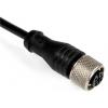 Kabel ovladače snímače, A: Vnitřní, A: Rovný 4, B: Volný konec, B: Neuzavřený, 250V ac/dc 4, IP67, řada: CBF RS PRO 5 m