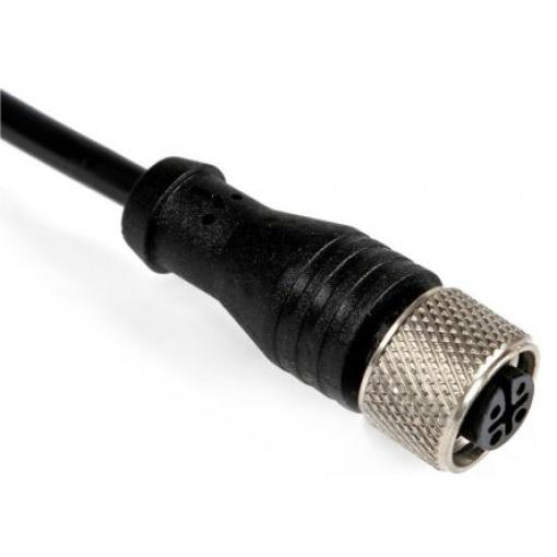 Kabel ovladače snímače, A: Vnitřní, A: Rovný 4, B: Volný konec, B: Neuzavřený, 250V ac/dc 4, IP67, řada: CBF RS PRO 5 m
