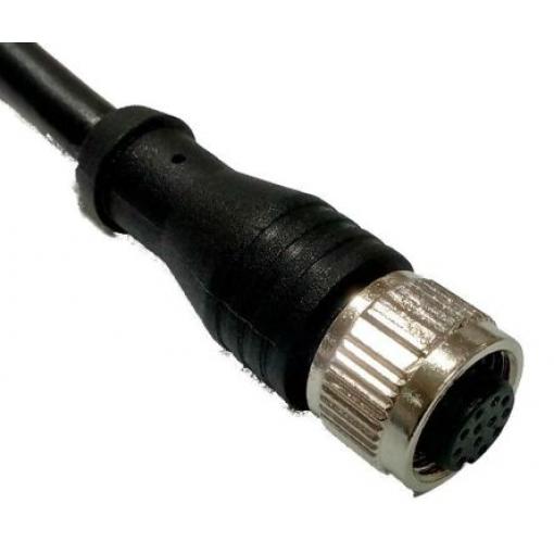Kabel ovladače snímače, A: Vnitřní, A: M12 12, B: Volný konec, B: Neuzavřený, 30V, IP67, řada: CBF RS PRO 2 m