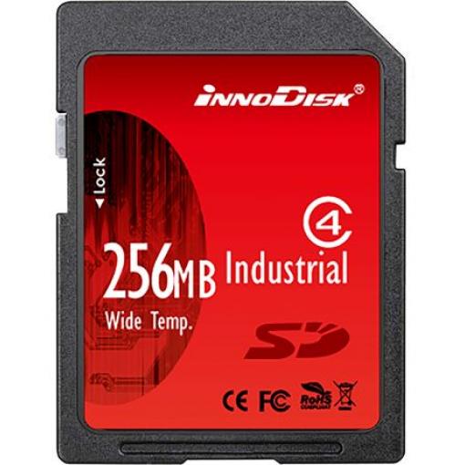 Karta SD 256 MB SD Průmyslová třída SLC InnoDisk, řada: SD Třída 6 -40 °C -40 °C 32X