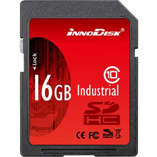 Karta SD 16 GB SDHC Průmyslová třída SLC InnoDisk, řada: SD Třída 10 -40 °C -40 °C 32X