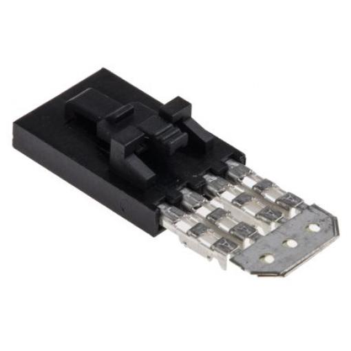 Molex Konektor IDC, řada: 70400 Vnitřní, rozteč: 2.54 mm, počet kontaktů: 4, počet řad: 1, Kabel, IDC, orientace těla: