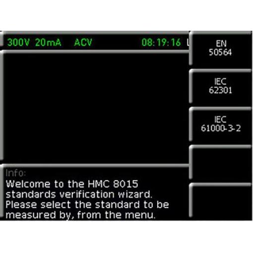 Software pro osciloskopy Software pro analýzu výkonu HVC153, pro použití s: Analyzátor energie HMC8015 Rohde & Schwarz