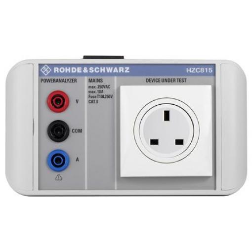 Adaptér pro analyzátory kvality elektrické energie HZC815-UK, Adaptér, pro použití s: Analyzátor energie HMC8015 Rohde &